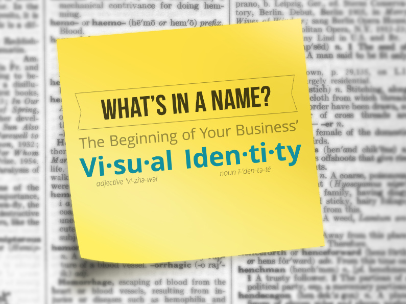 What’s In A Name? The Beginning of Your Business’ Visual Identity