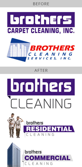 brothers cleaning logos